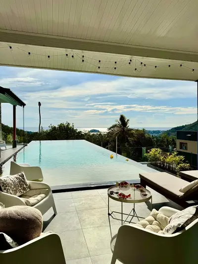 6-Bedroom Modern Villa with Sea View in Kata, Phuket