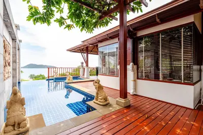 3-Bedroom Villa with Pool and Sea Views in Patong