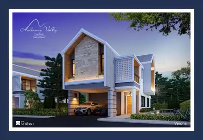 3-Bedroom House with Big Buddha Views in Hideaway Valley, Chalong
